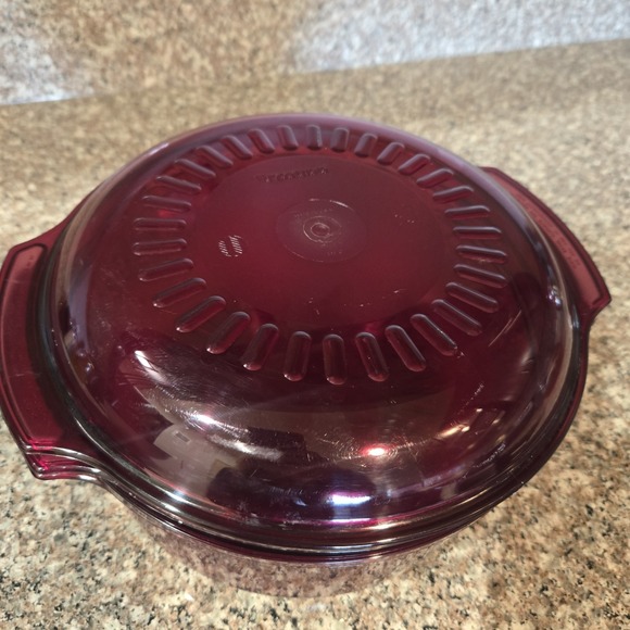 Tupperware Microwave Stack Cooker 3 Piece Cranberry Red 1.75 & 3Qt Bowls w Lid - Picture 3 of 12